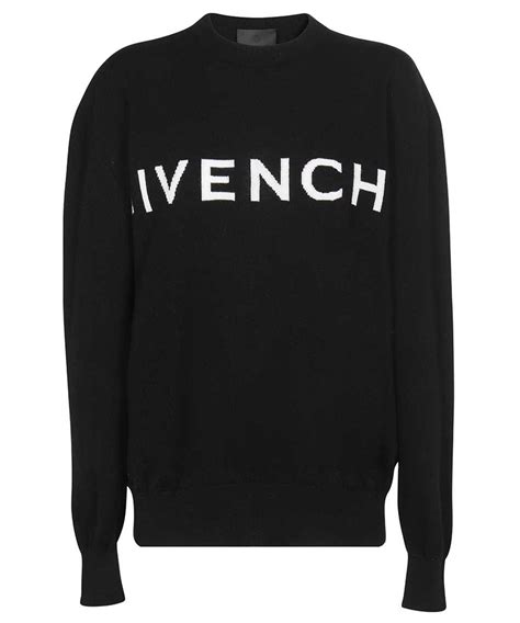 givenchy schwarzer pullover mit motiv|Pullover aus 4G Jacquard .